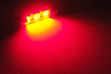 LED Tubular/Festoon Vermelho