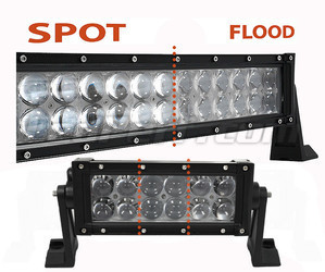 Barra LED CREE 4D Fila Dupla 36W 3300 Lumens para 4X4 - Quad - SSV Spot VS Flood