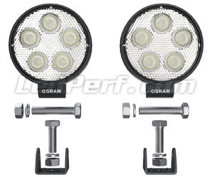 Conjunto de Fixação das Faróis de trabalho LED Osram LEDriving® ROUND VX70-SP