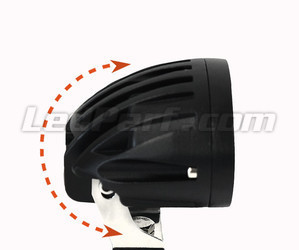 Farol adicional LED CREE Oval 20W para Moto - Scooter - Quad Regulação do feixe