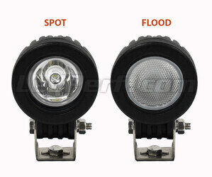 Farol adicional LED CREE Redondo 10W para Moto - Scooter - Quad Spot VS Flood