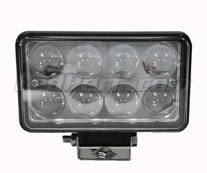 Luz de trabalho LED Retangular 24W pour 4X4 - Camião - Trator Lente 4D