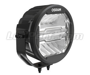 Vista traseira do Farol adicional LED Osram LEDriving® ROUND MX260-CB e alhetas de Arrefecimento.