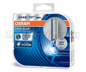 Lâmpadas Xénon D4S Osram Xenarc Cool Blue Boost 7000K ref: 66440CBB-HCB em embalagens de 2 lâmpadas