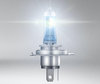 Lâmpada Osram 9003 - H4 - HB2 60/55W Night Breaker Laser luz branco Efeito Xénon