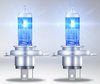 Luz branco de lâmpadas de efeito Xénon 9003 (H4 - HB2) Osram Cool Blue Boost 5000K - 62193CBB-HCB