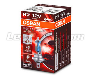 Lâmpada H7 Osram Night Breaker Laser +130% à unidade