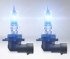 Lâmpadas halógenas HB4 Osram Cool Blue Intense NEXT GEN produzindo iluminação com efeito LED