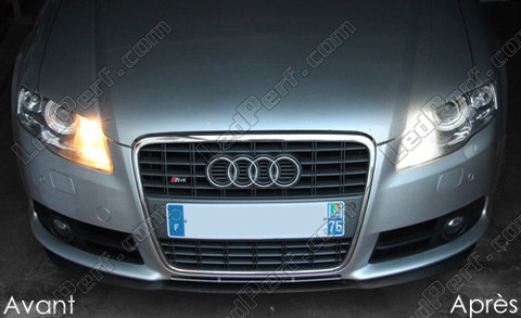 LED Luzes de circulação diurna Diurnos LED 1156 - 7506 - P21W Audi A4 B7