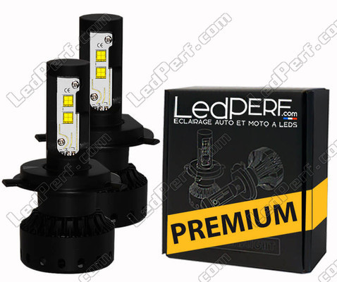 Kit lâmpadas Bi LED 9003 - H4 - HB2 Philips LumiLEDs