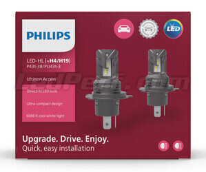 Lâmpadas H4 LED Philips Ultinon Access 12V - 11342U2500C2