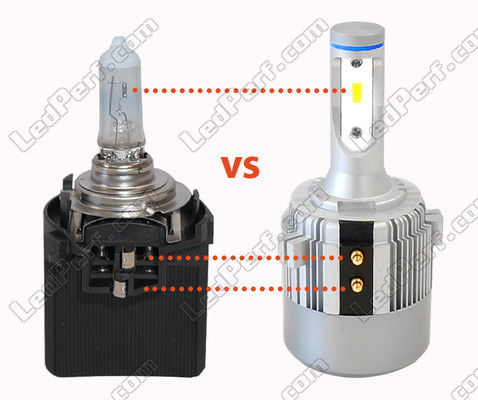 H7 LED Especial vs Lâmpada de fábrica + Porta-lâmpadas 5K0941109 C