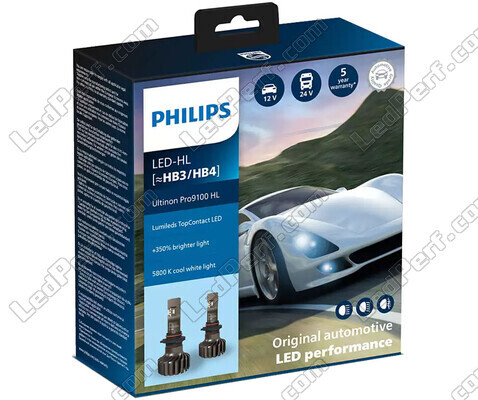 Kit de lâmpadas HB4 LED PHILIPS Ultinon Pro9100 +350% 5800K - LUM11005U91X2
