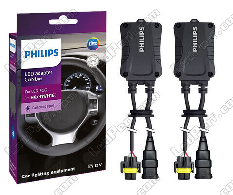 2x adaptadores/decodificadores Canbus Philips para lâmpadas LED H8/H11/H16  12V - 18954X2