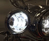 Ópticas Full LED cromadas de 4.5 polegadas para faróis auxiliares - Tipo 2