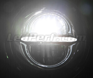 Ótica moto Full LED Cromada para farol redondo de 5.75 polegadas - Tipo 5