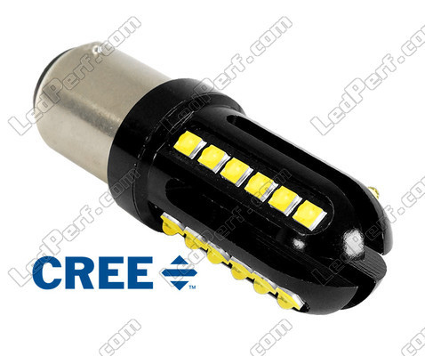 Lâmpada 1156 - 7506 - P21W LED (BA15S) Ultimate Ultra Potente - 24 LEDs CREE - Anti-erro OBD