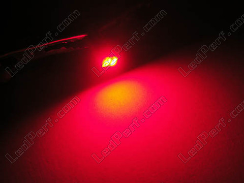 LED T5 37 74 Efficacity W1.2W a 2 LED Vermelho