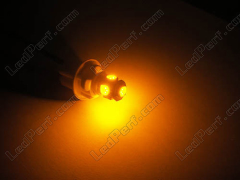 Lâmpada LED 168NA - 194NA - 2827 - T10 WY5W Xtrem Laranja/Amarelo Efeito xénon