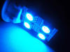 LED 168 - 194 - T10 W5W Rotation com iluminação lateral Azul