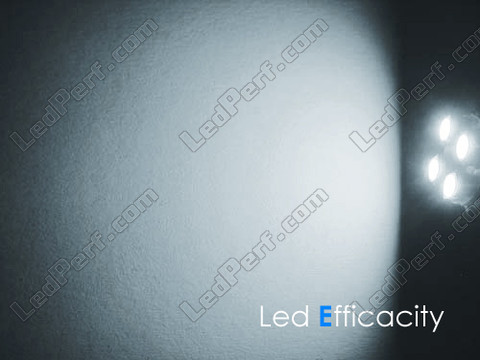 LED 168 - 194 - W5W - T10 com 4 LED branco