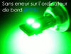 Lâmpada LED 168 - 194 - T10 W5W Sem erro Odb - Anti-erro OBD - Quad Verde