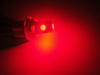 Lâmpada LED 168R - 194R  - 2825R - T10 W5W Xtrem Vermelho Efeito xénon