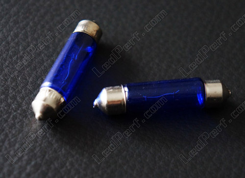Lâmpada 42mm - 578 - 6411 C10W Halogéneo Blue vision Xénon Efeito