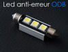 Lâmpada LED 42mm 578 - 6411 - C10W sem erro Odb - Anti-erro OBD Branco