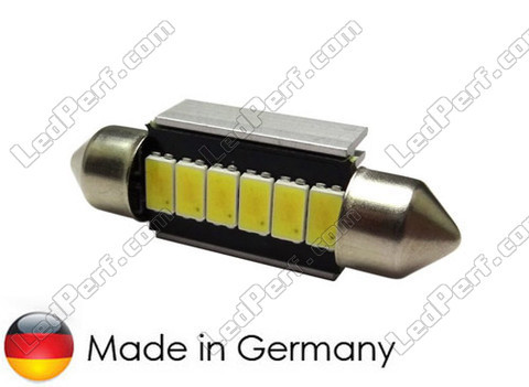Lâmpada LED 37mm 6418 - C5W Fabricado na Alemanha - 4000K ou 6500K