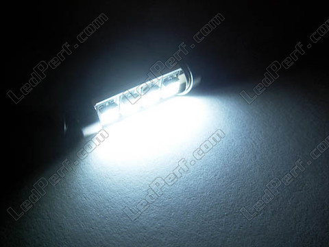 LED festoon Luz de Teto, Bagageira, porta-luvas, chapa de matrícula branco 42mm - 578 - 6411 - C10W