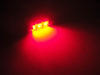 Lâmpada LED 37mm 6418 - C5W Sem erro de erro - Erro anti-odb Vermelho