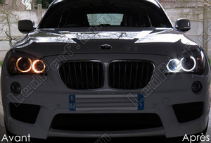 LED Angel eyes BMW X1 (E84) Tuning