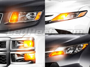 Lâmpadas LED Piscando Frente para Chevrolet Cruze - grande plano