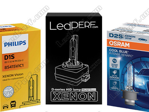 Lâmpada Xénon de origem para o Dodge Dart, marcas Osram, Philips e LedPerf disponíveis em: 4300K, 5000K, 6000K e 7000K