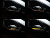 Diferentes etapas do desfile de luz dos Piscas dinâmicos Osram LEDriving® para retrovisores de Volkswagen Passat (VIII)