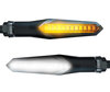 Indicadores LED sequenciais 2 em 1 com luzes diurnas para Indian Motorcycle Chief roadmaster / deluxe / vintage 1442 (1999 - 2003)