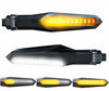 Piscas LED dinâmicos 2 em 1 com luzes diurnas integradas para Indian Motorcycle Chief roadmaster / deluxe / vintage 1442 (1999 - 2003)