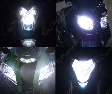 LED Faróis Kawasaki KLR 250 Tuning