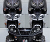 LED Piscas dianteiros KTM EXC 150 (2020 - 2023) antes e depois