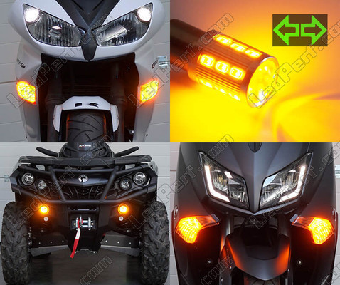LED Piscas dianteiros Moto-Guzzi V9 Roamer 850 Tuning