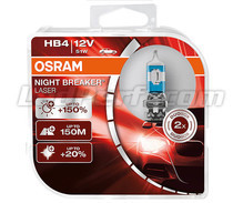 Pack de 2 Lâmpadas 9006 (HB4) Osram Night Breaker Laser +150% - 9006NL-HCB