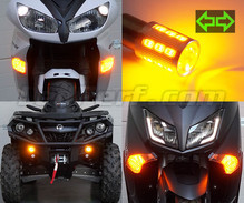 Pack piscas dianteiros LED para Kymco Dink Street 300