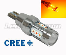 Lâmpada T15 - 916NA - WY16W a 16 LEDs CREE - Alta potência - Laranja
