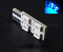 LED 168 - 194 - T10 Rotation a 4 leds HP - Iluminação lateral - Azul - W5W