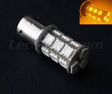 Lâmpada 1156A - 7506A - P21W a 18 LEDs Laranjas Alta potência Casquilho BA15S