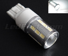 Lâmpada 7443 - W21/5W - T20 Magnifier a 21 LEDs SG Alta potência + Lupa brancos Casquilho W3x16q