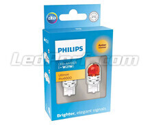 2x lâmpadas LED Philips WY21W Ultinon PRO6000 - Laranja - T20 - 11065AU60X2