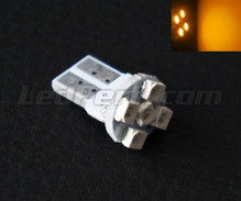 Lâmpada 168NA - 194NA - 2827 - T10 Efficacity de 5 LEDs TL Laranjas (WY5W)
