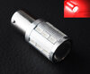 Lâmpada 1156R - 7506R - P21W Magnifier a 21 LEDs SG Alta potência + Lupa Vermelhos Casquilho BA15S